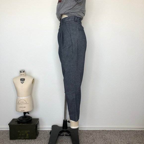 YMC You Must Create Annie Pleated Herringbone Tab, UK 10 / US 6 - Picture 7 of 10